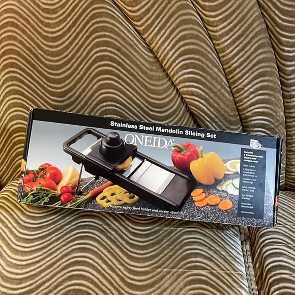Oneida Kitchen Nos Oneida Stainless Steel Mandolin Slicing Set Oneida Vegetable Slicer